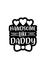 Handsome Like Daddy Rompers