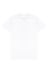 Male Round Neck Half Sleeve Standard White