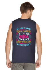 Men's Premium 100% Cotton Sleeveless T-shirt