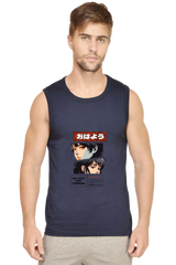 Men's Premium 100% Cotton Sleeveless T-shirt