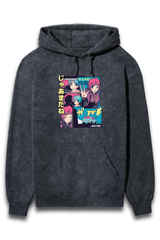Streetwear Acid Wash Hoodie Sweatshirt