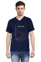 Anime Cotton V Neck T-shirts