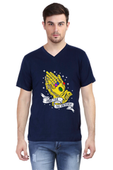Anime Cotton V Neck T-shirts