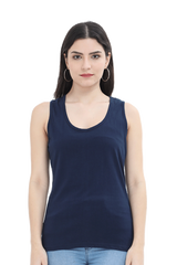 Female Tank Top Navy Blue