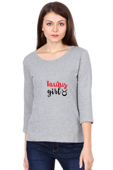 All Weather Round neck 3/4 Sleeve Cotton T-shirt for Women