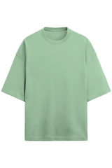 Men Terry Oversized T-Shirt Jade