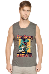 Men's Premium 100% Cotton Sleeveless T-shirt