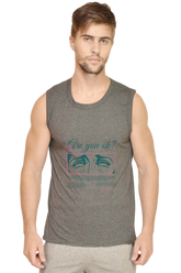 Men's Premium 100% Cotton Sleeveless T-shirt