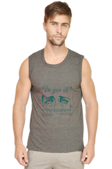 Men's Premium 100% Cotton Sleeveless T-shirt