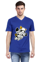 Anime Cotton V Neck T-shirts