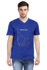 Anime Cotton V Neck T-shirts