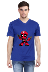 Anime Cotton V Neck T-shirts