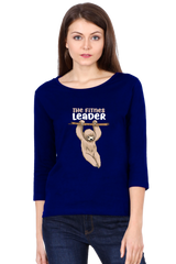 All Weather Round neck 3/4 Sleeve Cotton T-shirt for Women
