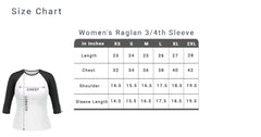 Female Raglan Full Sleeve Black White