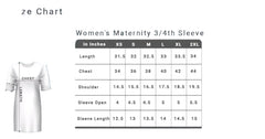 Female Maternity Tshirt Half Sleeve Black