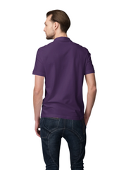 Male Polo Half Sleeve Purple