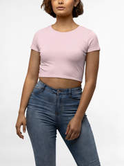 Crop Top Light Baby Pink