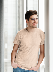 Premium Peach half sleeve T-shirt!