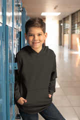 Boys Hooded SweatShirt Black