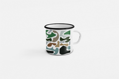 11 Oz Enamel Mug – Fade-Proof & Dishwasher Safe
