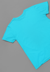 Premium T-Shirt: SkyBlue Elegance 🌌