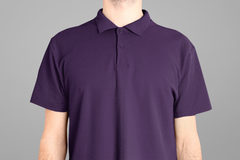 Male Polo Half Sleeve Purple