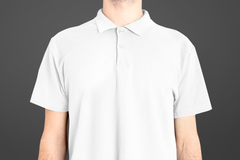 Male Polo Half Sleeve White