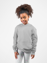 Girls Hooded SweatShirt Grey Melange