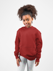 Girls Hooded SweatShirt Red