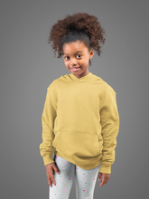 Girls Hooded Sweatshirt Yellow