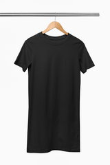 Female T-Shirt Dress Black