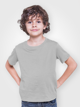 Boy's premium half sleeve t-shirt in Grey Melange