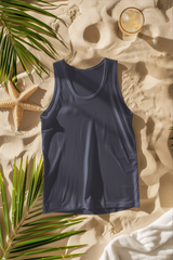 Female Tank Top Charcoal Melange