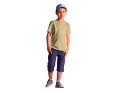 Boy's premium half sleeve t-shirt in Beige