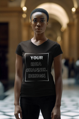 Ayuja Unisex V-Neck T-Shirt – Comfort, Style & Customization