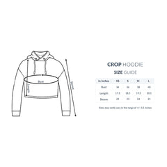 Premium Women’s Crop Hoodie in Grey