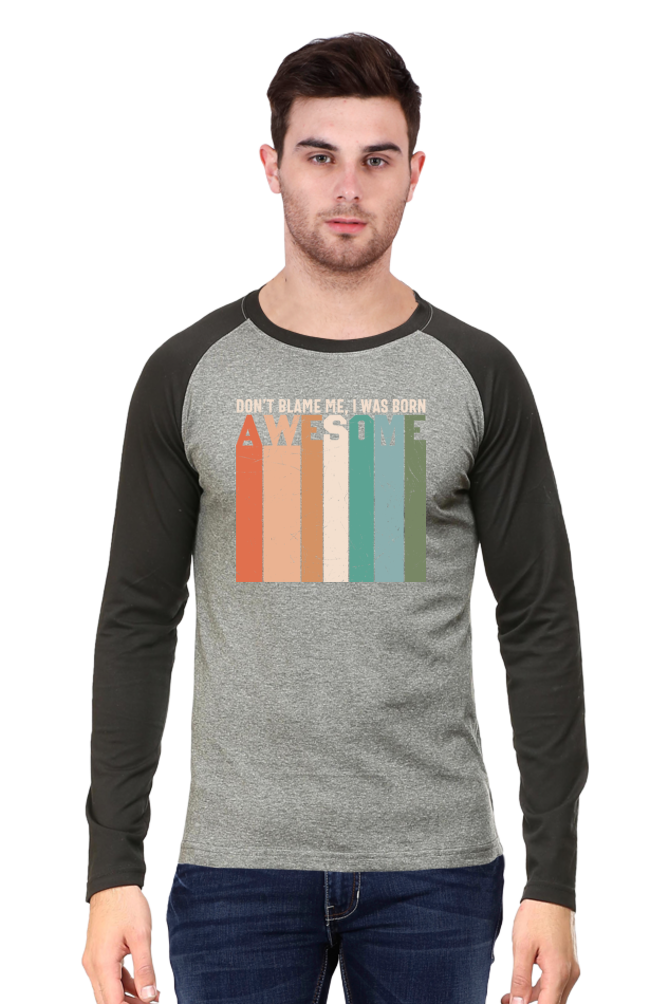 Men's Raglan Full Sleeve T-Shirt