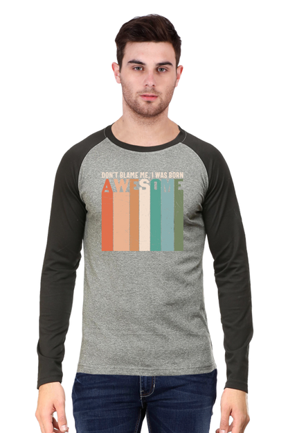 Men's Raglan Full Sleeve T-Shirt