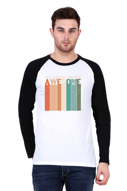 Men's Raglan Full Sleeve T-Shirt