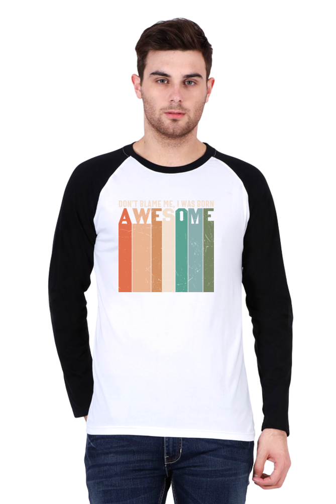 Men's Raglan Full Sleeve T-Shirt