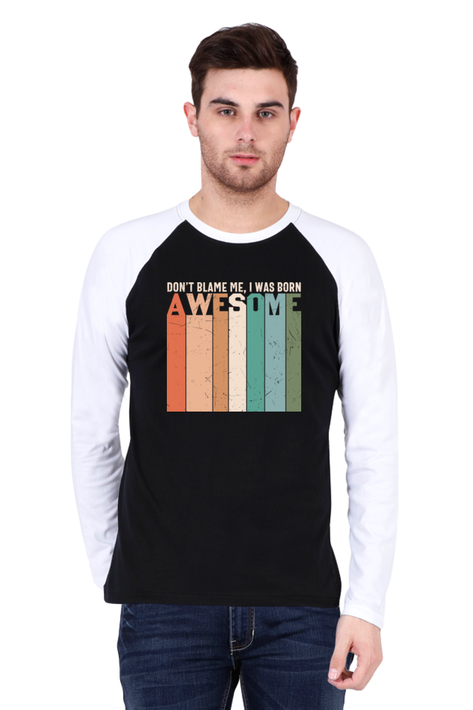 Men's Raglan Full Sleeve T-Shirt