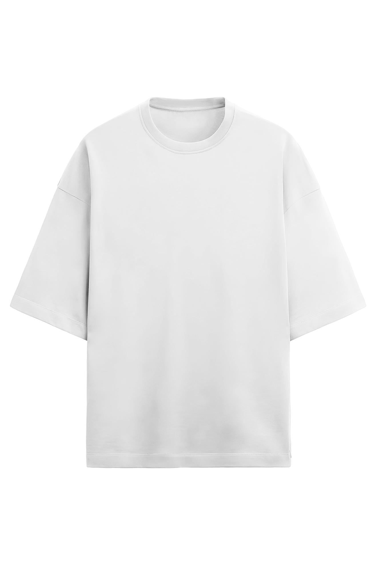 Men Terry Oversized T-Shirt White