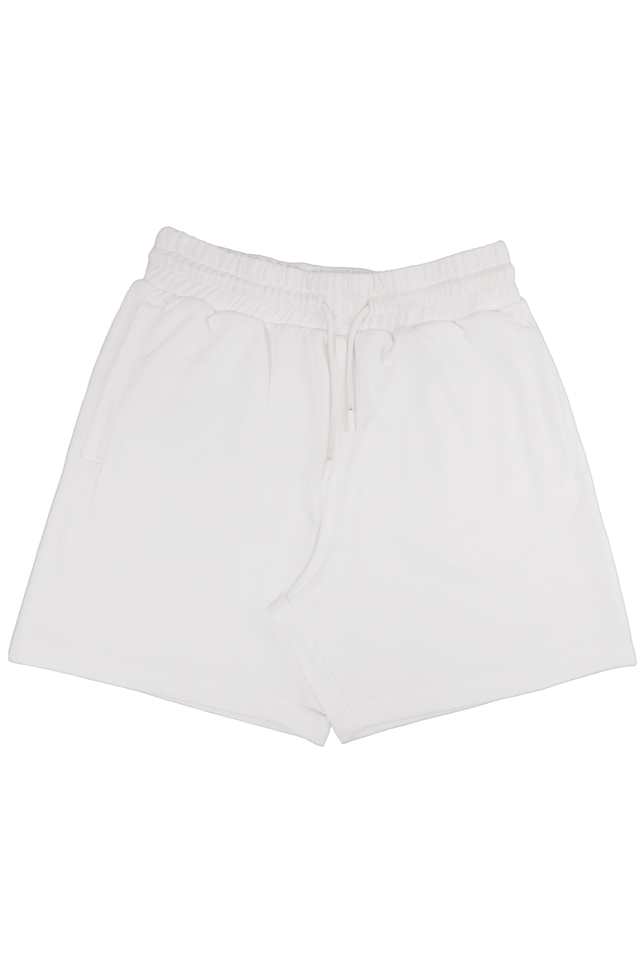 Men Terry Shorts White