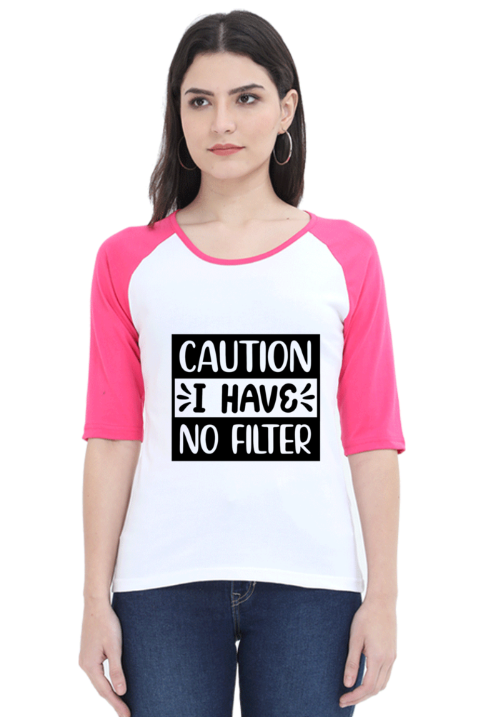 Women's Full Sleeve Raglan T-Shirts