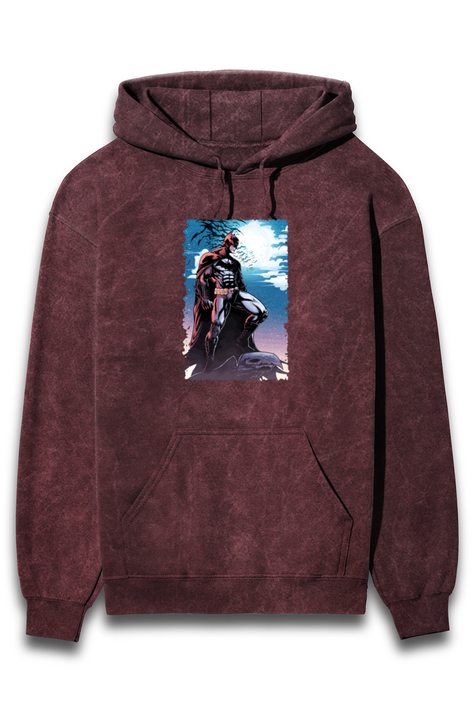 Streetwear Acid Wash Hoodie Sweatshirt