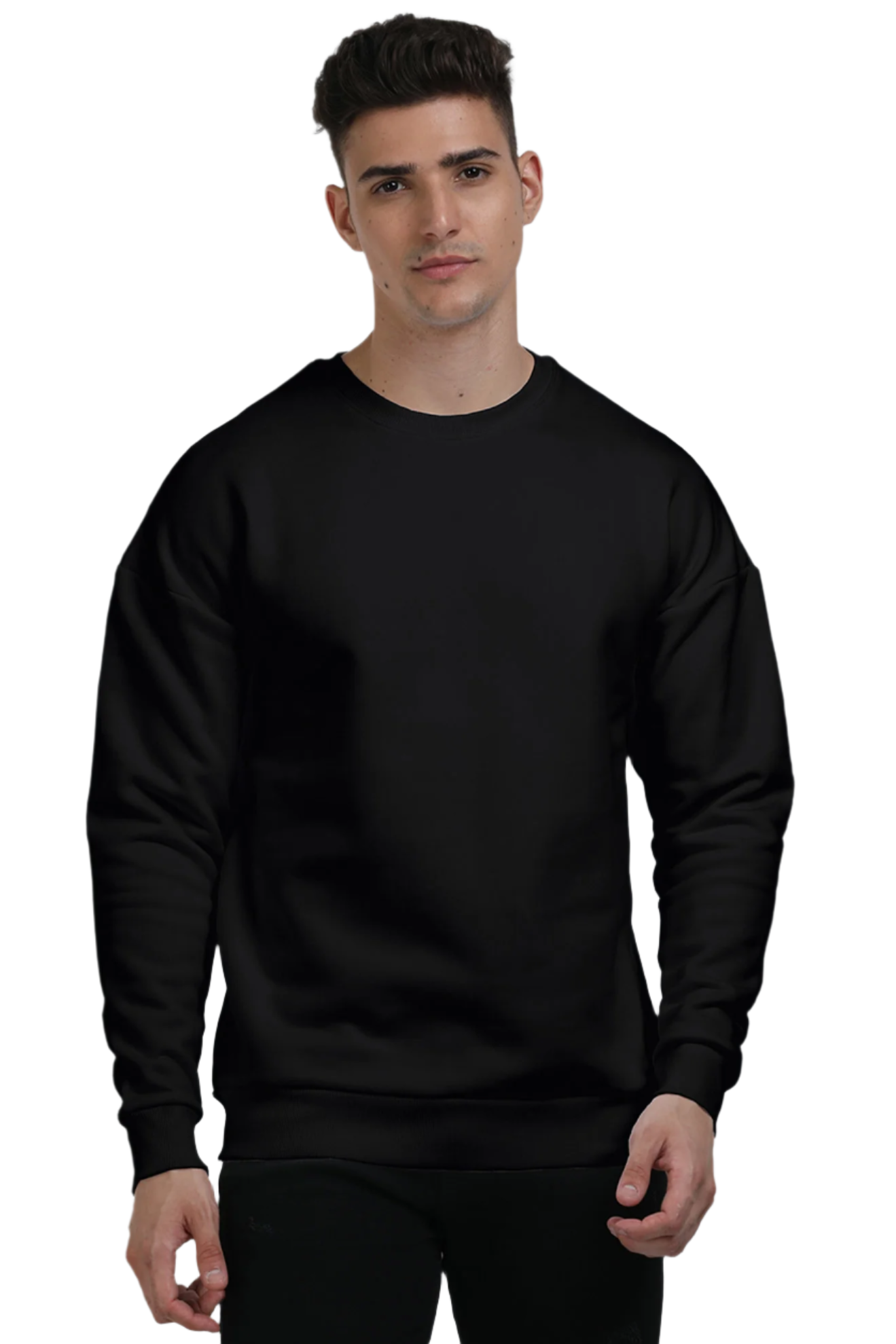 Unisex Oversized Sweatshirts Black