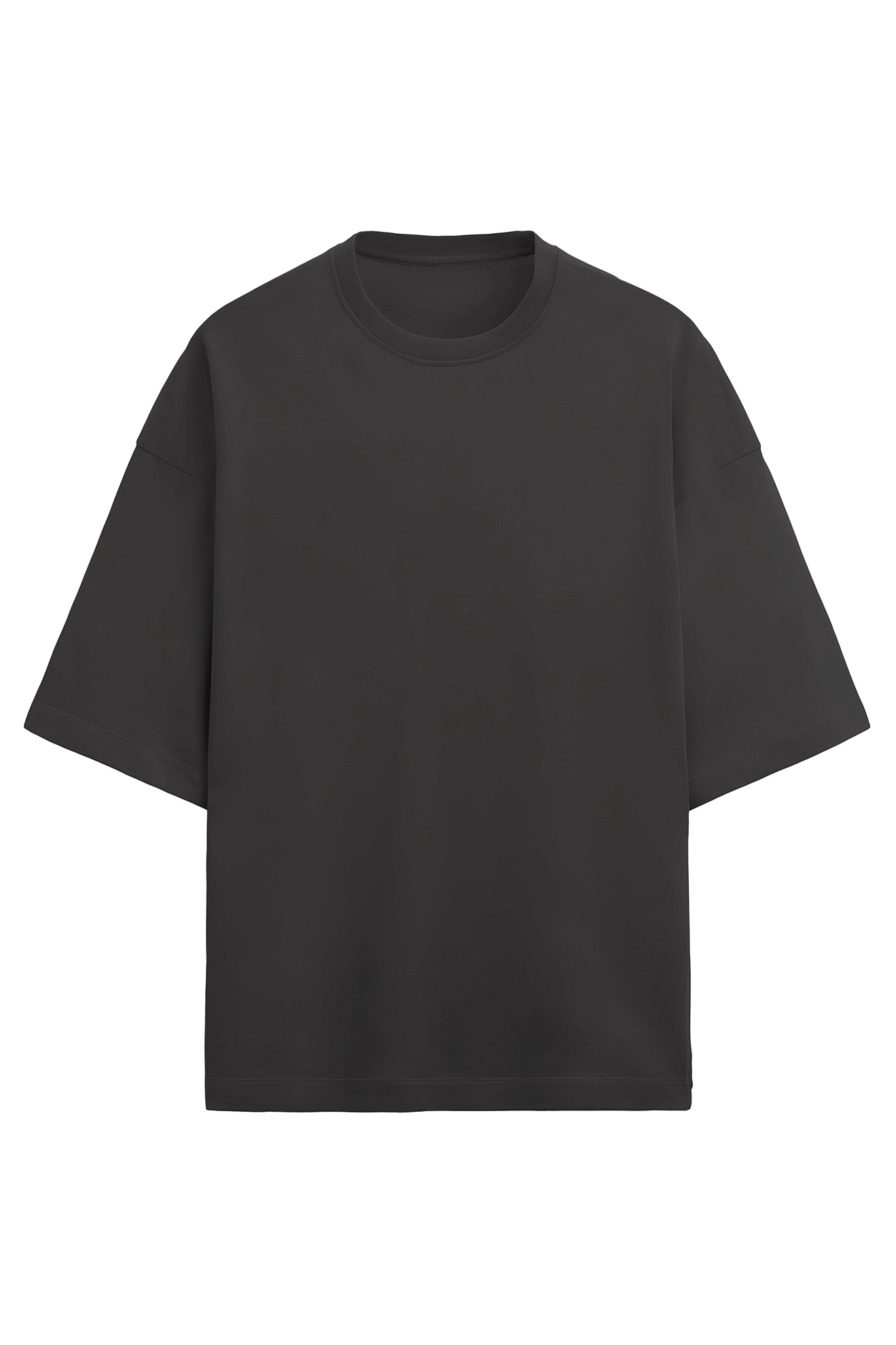 Men Terry Oversized T-Shirt Black