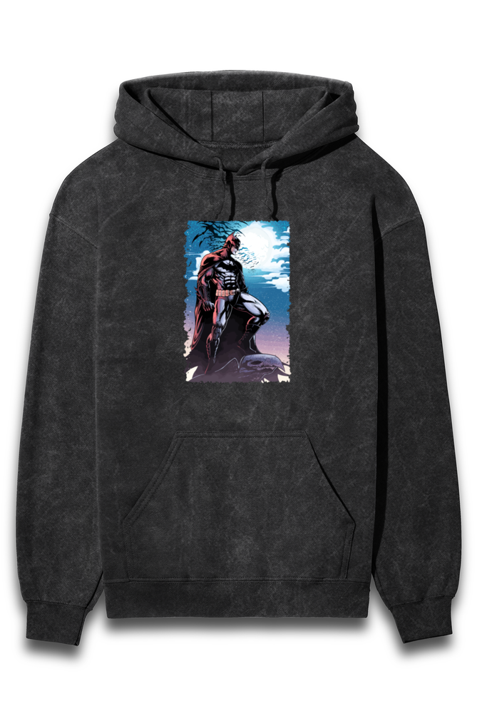 Streetwear Acid Wash Hoodie Sweatshirt