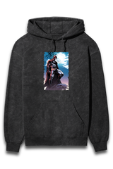 Streetwear Acid Wash Hoodie Sweatshirt