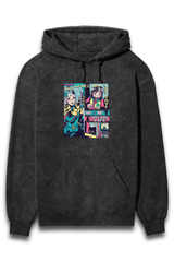 Streetwear Acid Wash Hoodie Sweatshirt